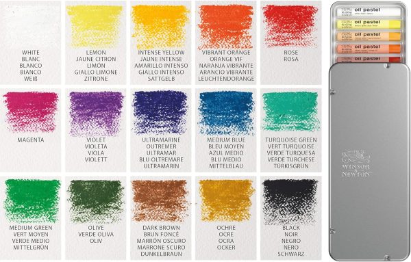 Winsor & Newton Professional Oil Pastels, Set of 15 - Image 3